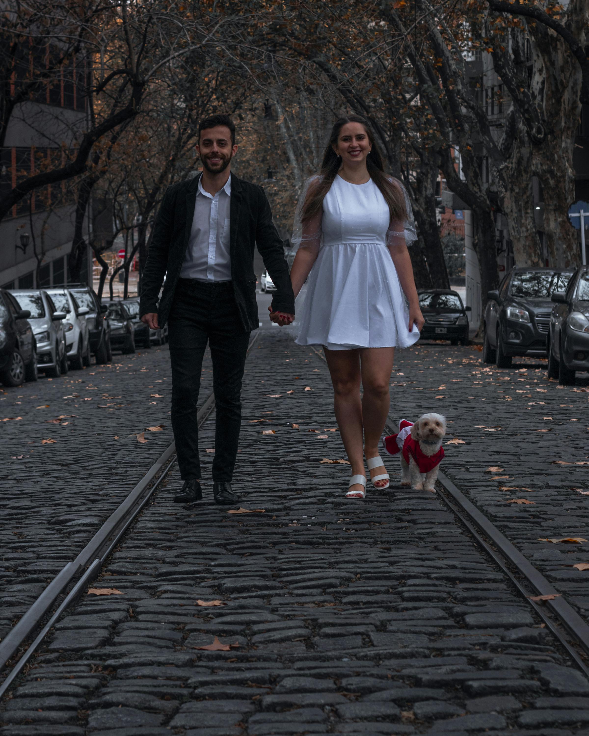 Rocío y Fernando abrazados